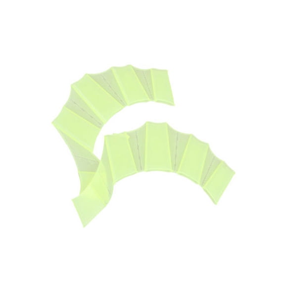 Opolski Pack Of 2 Silicone Swimming Flippers Webbed Gloves Training Swim Gear Hand Paddle