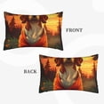 thumbnail image 2 of Xecao Sunset Meditating Dog for Decorative Throw Pillow Case for Couch,Sofa or Bed Set,Pillow Cover for Sofa Home Decor Ideal Gift-16"x24", 2 of 6
