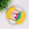 thumbnail image 2 of Hello Kitty Christmas Pet Flying Disc, Durable Outdoor Dog Toy, Soft Frisbee Dog Toy for Throwing & Fetching, Gift for Dog Dads Yellow, 2 of 5