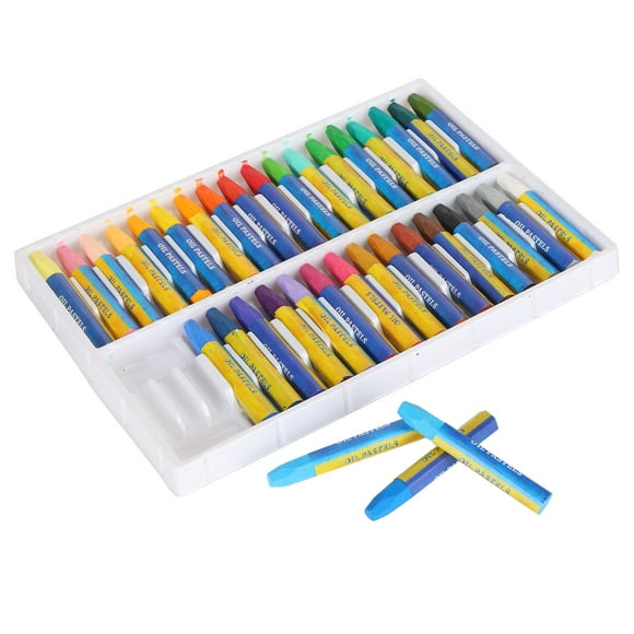 Bâton de Peinture à l'Huile Pastel Soyeux Fournitures Ensemble de Craies de Cire Enfants Dessin Animé Craies de Cire Huileux