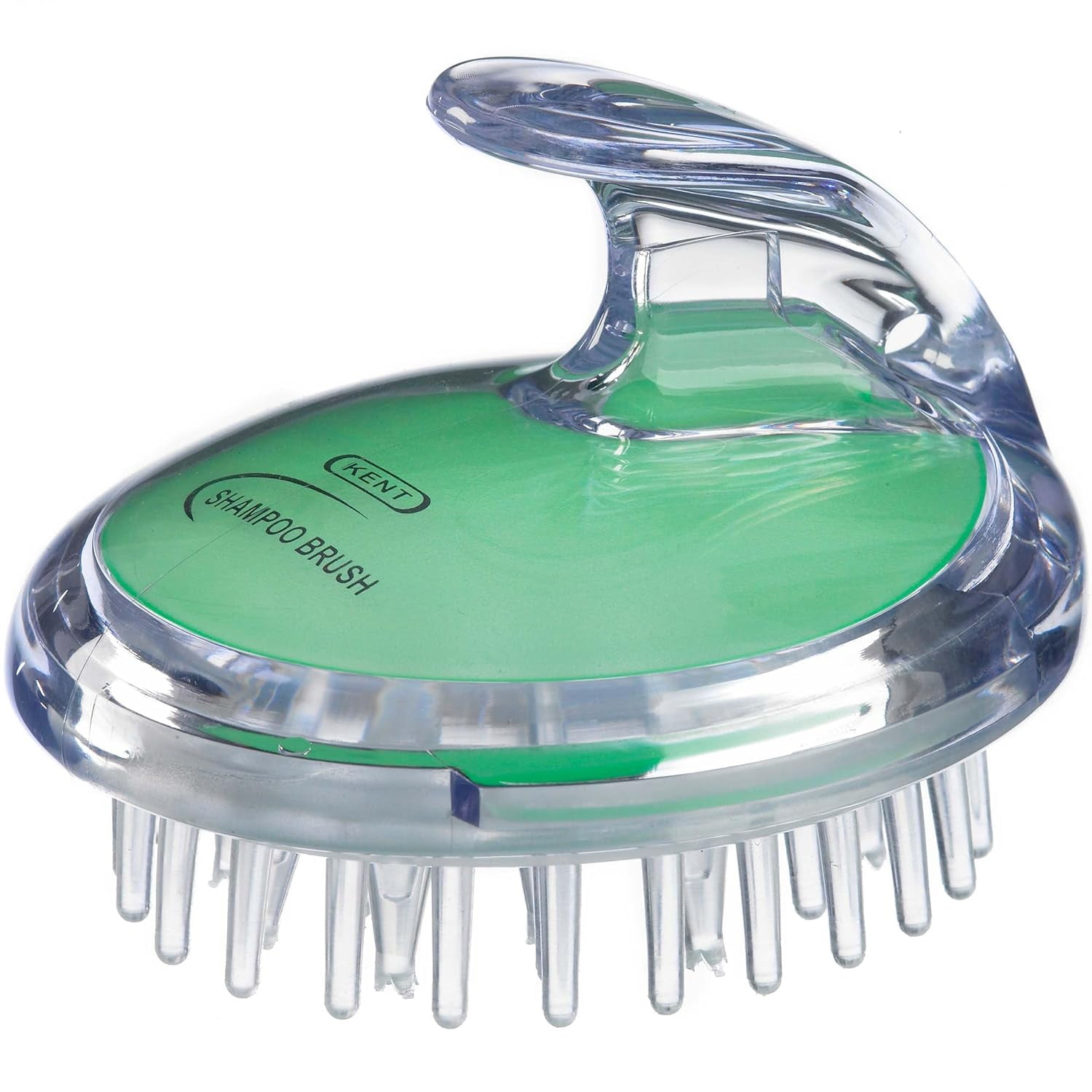 Kent SH1 - 3 1/2 Shampoo / Conditioner Scalp Massage and Hair Growth Brush - 42 Soft Rubber Bristles (Assorted Colors)