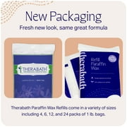 Therabath Paraffin Wax Refill - Thermotherapy - Use to Relieve Arthritis Discomfort, Stiff Muscles, Dry Skin - For Hands, Feet, Body - Deeply Hydrates & Protects - Made in USA, 6 lb. Vanilla