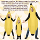 thumbnail image 3 of Disfraz Platano Disfraces Halloween Adult Cosplay De Banana Para 150-180cm Xtellar amarillo, 3 of 4