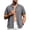 Gray, variant on Men's Shirts, Mens Short Sleeve Button Down Shirts Casual Dress Untuckit Shirts for Men Summer Beach Wedding Vacation Shirt Khaki XXL