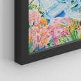 thumbnail image 5 of PixonSign Framed Wall Art Tropical and Bright Botanical Posters, Set of 4 Floral Landscape Canvas Prints, Classic Vintage Multicolor Nature Wall Décor for Home Decor - 12"x16" Black, 5 of 5