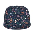 thumbnail image 2 of Balery Baseball Cap Flat Bill Hats for Men Adjustable Size for Running Workouts and Outdoor Activities All Seasons Dad Hat(Colorful Flowers ), 2 of 9