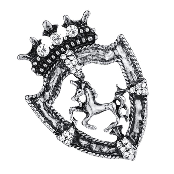 Pin Broches Moda Racing Insignia Broche Plata antigua Sunnimix Vintage Queen Crown Pin Brooch