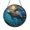 Acrylic 3.5 Inch, variant on Tusked Walrus Ocean Suncatcher Vibrant Item Hanging Present Round Glass
