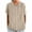 #02 Beige 【New Styles: Mix, Match & Maximize Value】, variant on Women's Short Sleeve Button Down Shirt Blouse Top with Lace Trim Round Neck Solid Color Casual Daily Wear Work Office Vacation Fashion Essential | CSEONE,Beige L