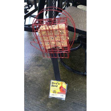 Mitten Shaped Suet Cake Cage Wild Bird Feeder - Suet Cage - Walmart.com