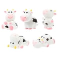 thumbnail image 2 of 5pcs Adorable Creative Miniature Figurines Mini Cows Figurines for Fairy Gardens Home, 2 of 6