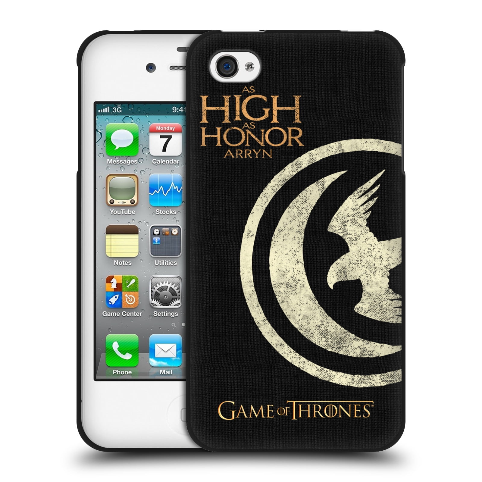 Official Hbo Game Of Thrones House Mottos Black Soft Gel Case For