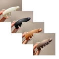 thumbnail image 2 of Matte Banana Hair Clips Twist Ponytail Holder Hair Claw Clips Strong Hold French Barrettes Fine Hair Jaw Clips Accessories for Women, 2 of 9