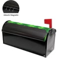 thumbnail image 2 of Happy Patrick''s Day Green Shamrock Magnetic Clover Mailbox Cover Mailbox Wrap Post Letter Box Cover Home Decorative for Standard Mailboxes, 2 of 5