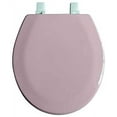thumbnail image 4 of J&V Textiles Round Wooden Toilet Seat With Beveled Edge Pink, 4 of 5