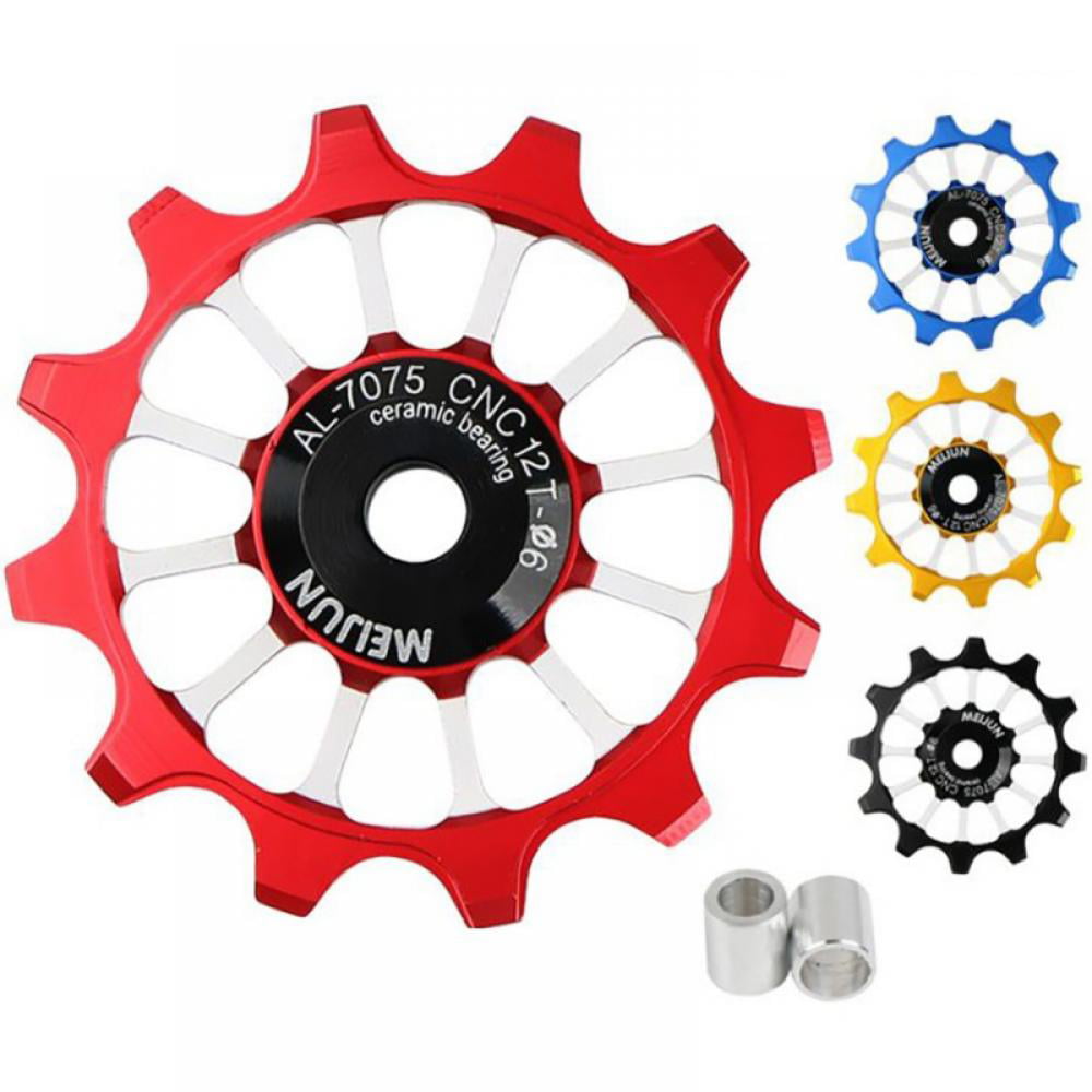 Creazy 13T MTB Aluminium Jockey Wheel Bicycle Rear Derailleur Pulley Guide Bearing