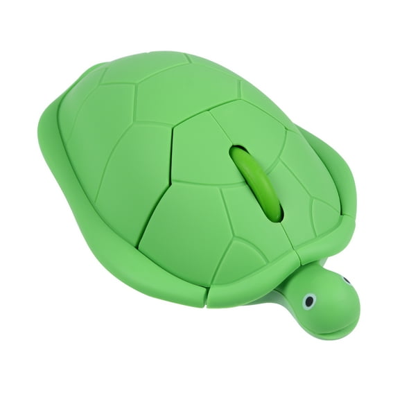 SHARE SUNSHINE Wireless Mouse, Cute Animal Turtle Shape Computer Mouse, Ergonomic Optical Mouse for Laptop Desktop Computer PC (Green)