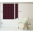 thumbnail image 5 of Ambesonne Floral Peel & Stick Wallpaper for Home, Hydrangea Butterfly and Rose, 13"x72", Dark Magenta Red Green, 5 of 5