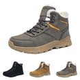 thumbnail image 4 of NOKIO Men'S Snowshoeing Fleece-Lined Boots Men'S Snow Boots Men'S High Top Snow Boots Fashion Casual Trainers Breathable Flat Casual Shoes Winter Padded Warm Men'S Boots Men'S Winter Hiking Boots, 4 of 5