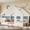 Light White + Full, variant on Twin House Floor Bed with Window and Shelf, Solid Wood House-Shaped Twin Bed, No Box Spring Needed,White