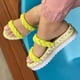 thumbnail image 4 of Sandalias planas y abiertas para mujer, zapatos cómodos, informales, cómodas, para la playa Wmkox8yii ytu884, 4 of 4