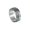 Silver, variant on Rotating Titanium Steel Ring: Concave Three-Ring Design, Electroplated Finish, Unisex (Size 7-12)