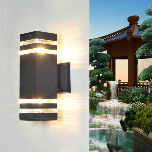 Fankiway Outdoor Wall Light, Outdoor Fixture Wall Mount, Modern Outdoor Wall Porch Light, Engineering Plastic Outdoor Wall Light, Outdoor Fixture Wall Mount D, Summer Savings Clearance