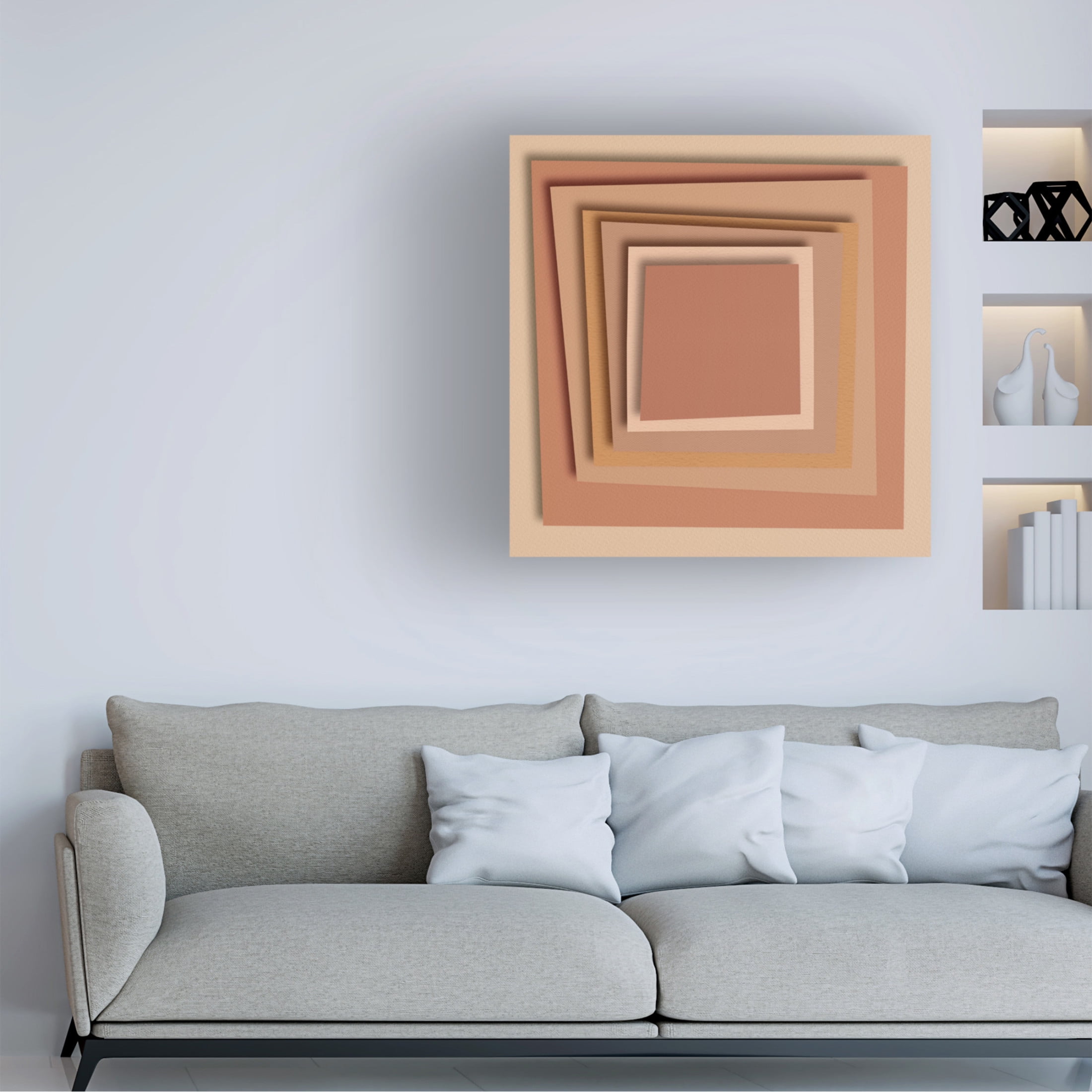 Trademark Fine Art Regina Moore  Stack Paper I Canvas Wall Art