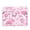 Pink Roses and Butterflies, variant on Large Fliplid Foldable Storage Bin Boxes Cubes Baskets with 2 Handles for Clothes Books 16.5x12.6x11.8 Inch Strawberry and White Stars Pattern