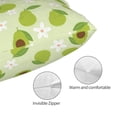 thumbnail image 5 of Cauagu Avocado With Leaf And Flower Print Pillow Covers with Envelope Closure,1PC Pillow Cases Decorative Pillow Case for Bed & Couch, Pillows Not Included-16"x24", 5 of 6