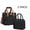 BLACK, variant on CALLINOX 2 Pack Reusable Insulated Lunch Bag 7L and 17L Portable Freezable Soft Cooler Tote with Adjustable Shoulder Strap for Work School Travel Picnic