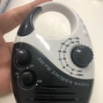 thumbnail image 3 of CIMAXIC Handheld Radio AM FM Shower Radio Portable Plastic for Camping 1Pack, 3 of 8