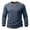 Blue, variant on Men's Long Sleeve Crew Neck Pullover T Shirt Casual Fashion Solid Color Slim Fit Sports Tops Fall Winter Lightweight Soft Comfort Shirts