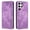 Purple, variant on TECH CIRCLE Wallet Case For Galaxy S23 FE,Emboss Elephant Flower Kickstand Card Slots Magnetic Closure PU Leather Shockproof TPU Shell Wrist Strap for Samsung Galaxy S23 FE 6.4" 2023,Purple