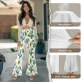 thumbnail image 7 of FKELYI Cactus Plants Print Bell Bottom Yoga Pants Leggings Pants for Women Girls Wide Leg Flare Leggings Tummy Control Sweatpants Athletic Leggings for Running Hiking, 2XL, 7 of 7