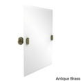 thumbnail image 3 of Frameless Rectangular Tilt Mirror with Beveled Edge in Satin Nickel, 3 of 5