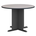 thumbnail image 4 of 42 Inch Round Conference Table in White Spectrum & Slate - Engineered Wood, 4 of 7