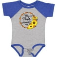 thumbnail image 3 of Inktastic My Pops Loves Me with Sunflower Wreath Boys or Girls Baby Bodysuit, 3 of 5
