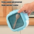 thumbnail image 5 of Oggfader Light Blue Double Layer Bento Box, Food Grade Microwave Safe Lunch Box with Utensils, Leak Proof Square Lunch Container, 5 of 6