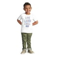thumbnail image 3 of Live Laugh Chill Icee Logo Retro Toddler Boy Girl T Shirt Infant Toddler Brisco Brands 3T, 3 of 6