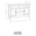 thumbnail image 2 of Bowery Hill Engineered Wood Corner Entertainment Stand in Glacier White, 2 of 12