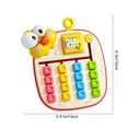 thumbnail image 3 of ToyKingdee Color Recognition Game Puzzle Small Animals Huarong Road Color Matching Board Chess Enlightenment Educational Toys Yellow, 3 of 6