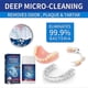 thumbnail image 2 of Tabletas de limpieza para dentaduras postizas, 100 unidades, eliminan el olor, limpiadores bucales y retenedores para alineadores y protectores bucales nocturnos, 1 caja, 2 of 5