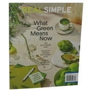 Real Simple What Green Means Now April 2023 Magazine Book