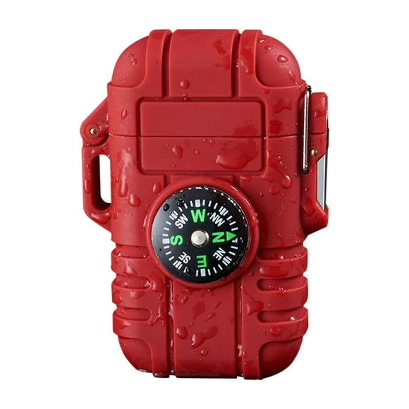 Electric Lighter Refillable Butane Torch Lighter 2 In 1 Windproof Plasma Lighter with LED Display Power USB Rechargeable Lighter