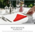 thumbnail image 2 of HINTRMENT 10 Sheets Red Cloth Napkins For Dining Table Reusable 11.8x11.8in, 2 of 8