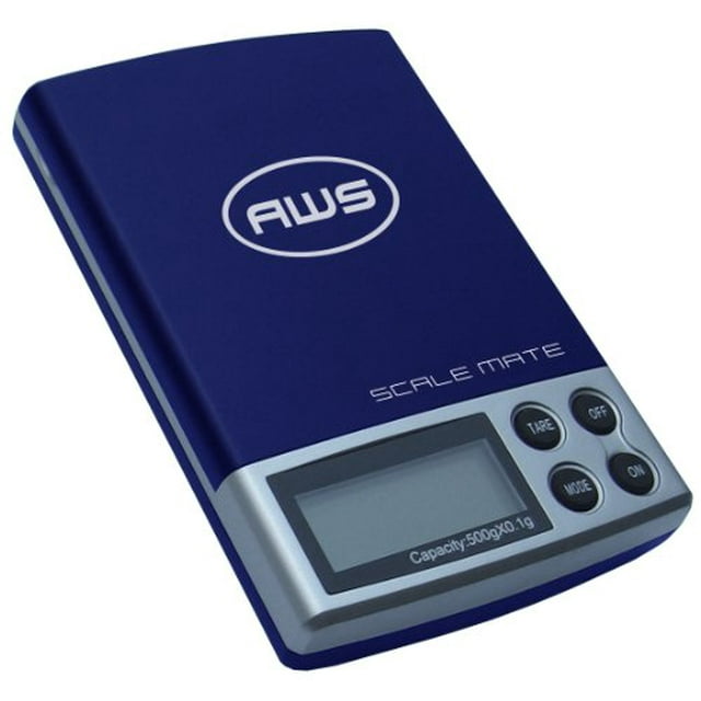 American Weigh Scales Inc SM-5DR-BLU Balance AMW Double Portée 500G Bleu