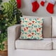 thumbnail image 4 of Xihbxyly Funda de Almohada de Árbol de Navidad, Diseño Navideño Rojo, Estampado de Árbol Festivo, Tela de Terciopelo Suave, Cómoda Funda de Cojín, Decoración Navideña para El Hogar, Fácil de Limpiar,, 4 of 5