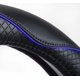 thumbnail image 5 of Funda para volante de coche antideslizante segura suave transpirable resistente engrosada completamente envolvente estilo deportivo NQ, 5 of 5