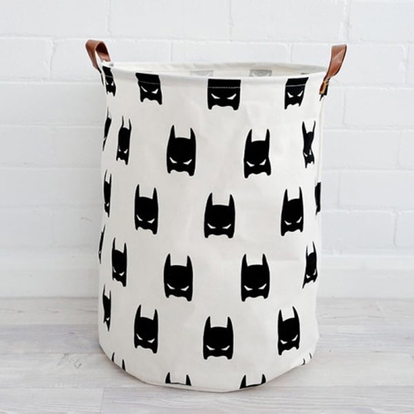 1 Pcs Cotton Hanging Bag Baby Kids Toy Clothes Canvas Storage Bag With